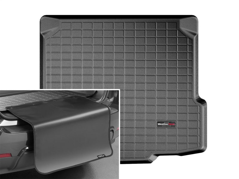 WeatherTech 2015+ Toyota Yaris Sedan Cargo Liner w/ Bumper Protector - Black
