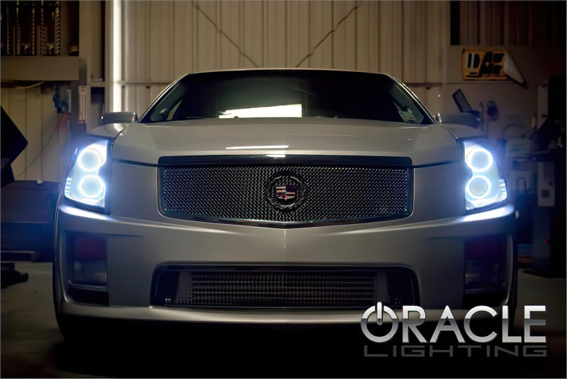 Oracle 03-07 Cadillac CTS LED Headlight Halo Kit - Green