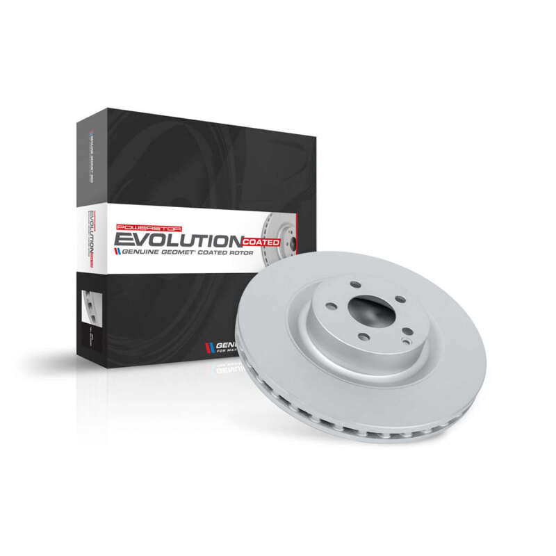 Power Stop 09-11 BMW 335d Front Evolution High Carbon Geomet Coated Rotor