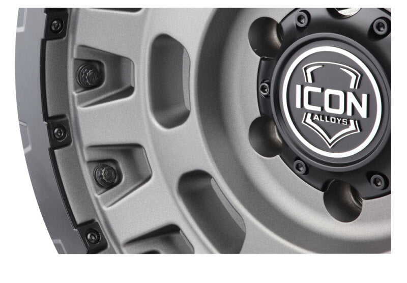 ICON Hammer Pro 17x8.5 / 5x150 / 25MM / 5.75in BS - Charcoal