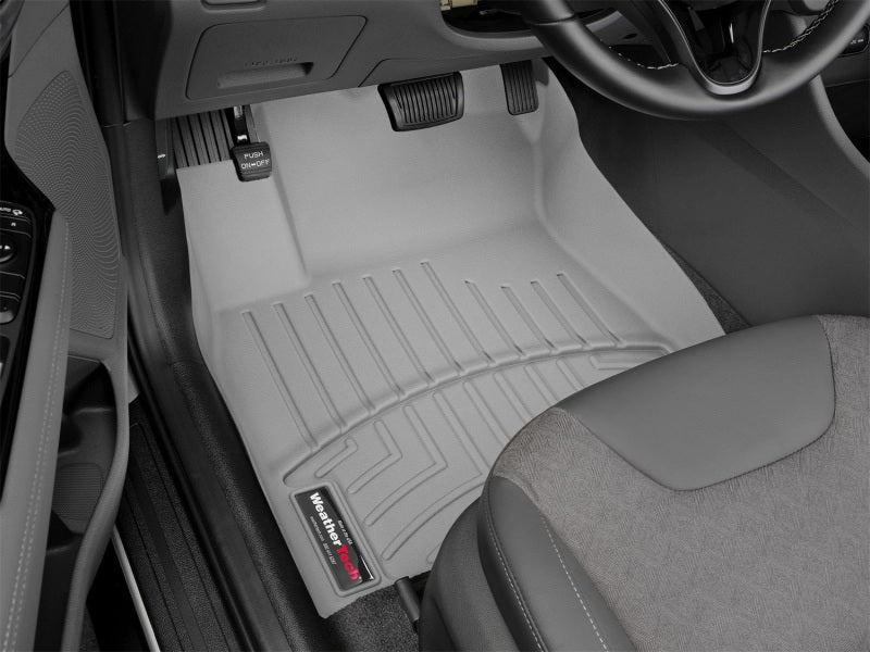 WeatherTech 2017+ Kia Niro Front FloorLiner - Grey