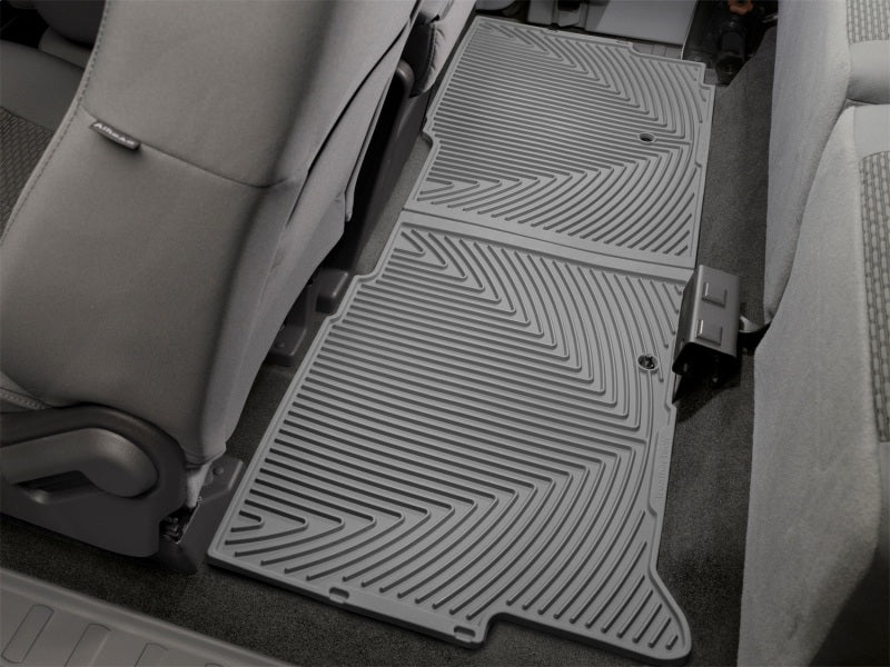 WeatherTech 08-10 Ford F250/F350/F450/F550 Rear Rubber Mats - Grey