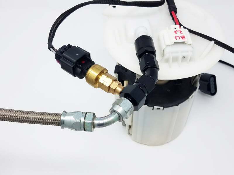 Aeromotive VaporWorx Fitting - AN-06 Female-Female 45 Degree Swivel