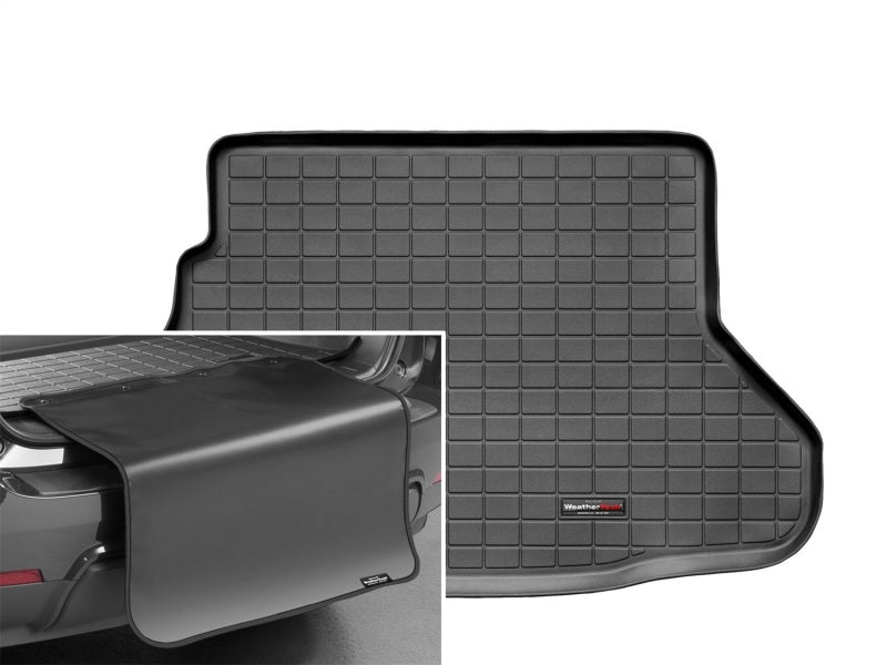 WeatherTech 10-14 Honda Insight Cargo Liner w/ Bumper Protector - Black
