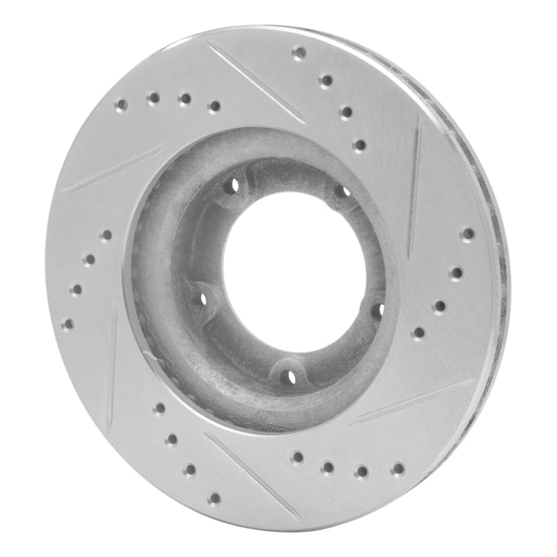 R1 89-08 Toyota Hilux (Mexico) Front Left Drilled & Slotted Silver Brake Rotor