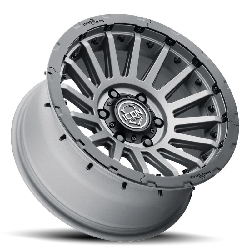 ICON Alloys Recon Pro Satin Charcoal - 18x9 / 6x5.5 / 25mm 6in BS