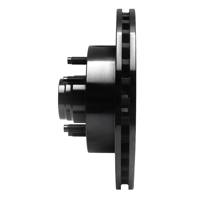 R1 98-02 Ford Ranger (USA/Canada) Front Right Drilled & Slotted Black Brake Rotor