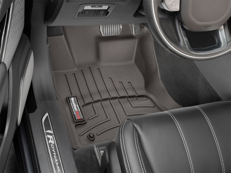 WeatherTech 2017+ Jaguar F-Pace Front FloorLiner - Cocoa