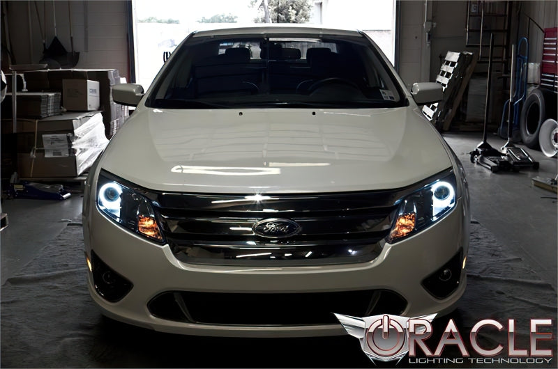 Oracle 10-11 Ford Fusion LED Headlight Halo Kit - Green