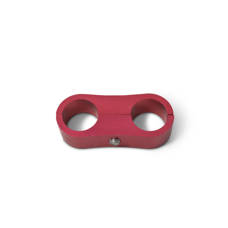 Russell Hose Separator For -6 Braided Red Anodize (2 Pack)
