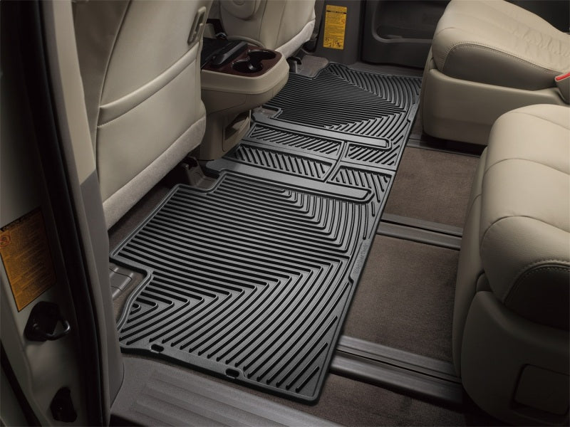 WeatherTech 11+ Toyota Sienna Rear Rubber Mats - Black