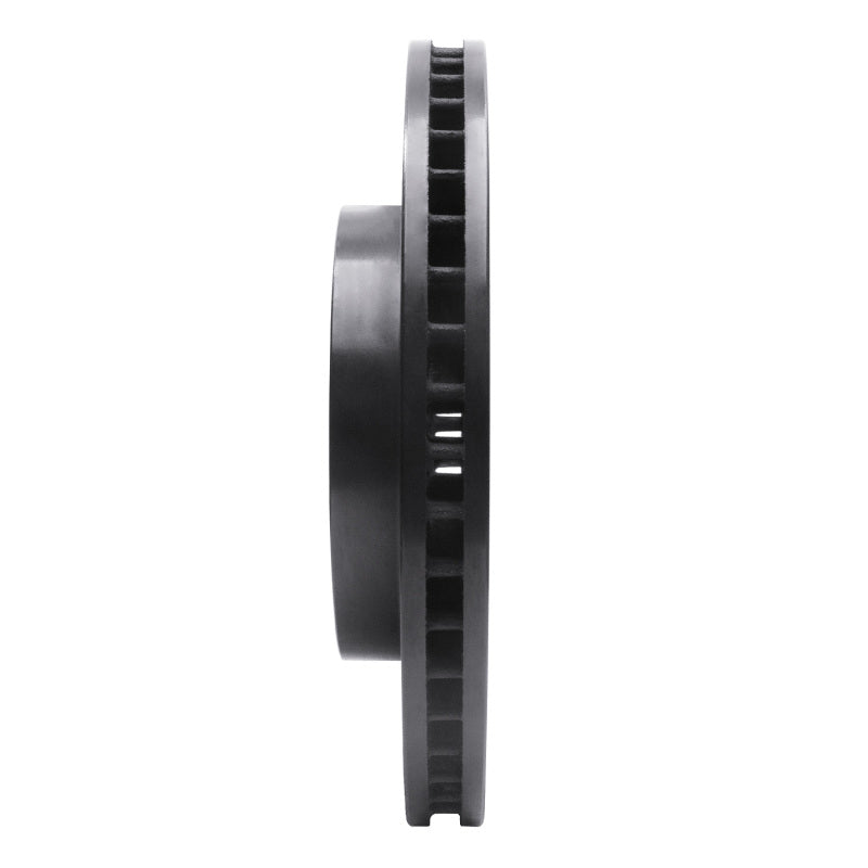 R1 03-06 Kia Sorento Front Right Drilled & Slotted Black Brake Rotor