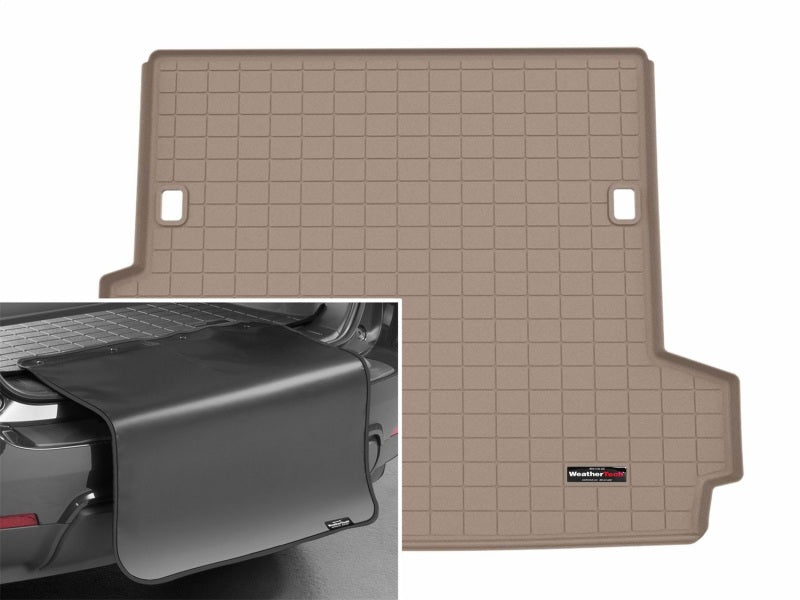 WeatherTech 25-26 Toyota 4Runner Hybrid Trunk Cargo Liner w/Bumper Protector - Tan