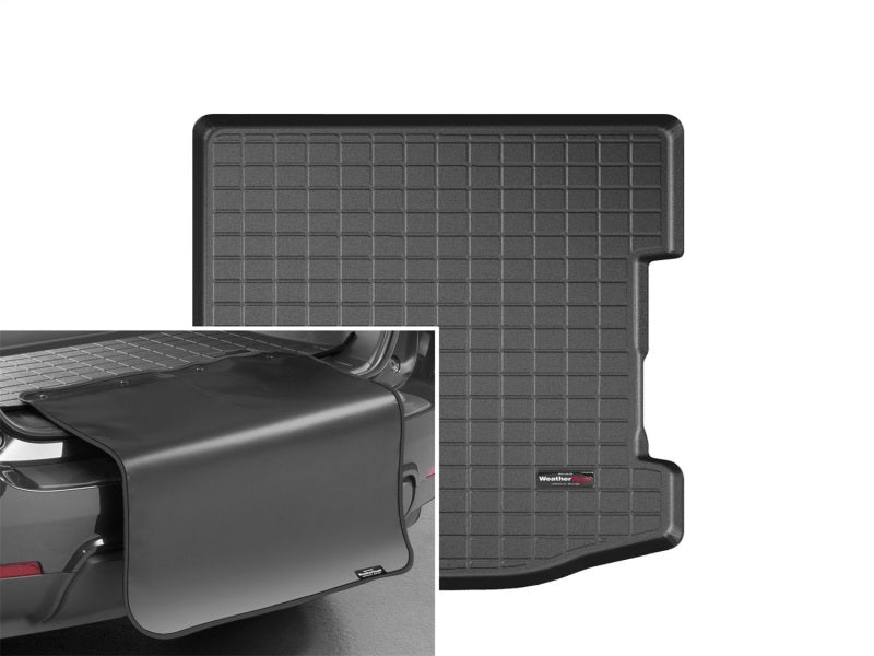 WeatherTech 12-17 Ford Focus Sedan (Non RS Models) Cargo Liner w/ Bumper Protector - Black