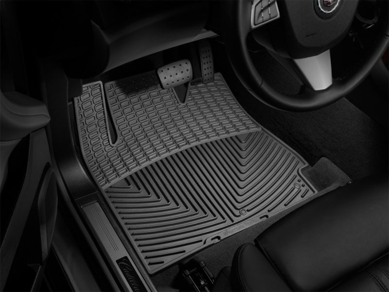 WeatherTech 10+ Cadillac SRX Front Rubber Mats - Black