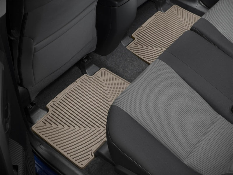 WeatherTech 13+ Toyota RAV4 Rear Rubber Mats - Tan