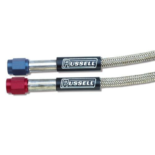 Russell Performance -4 AN 3-foot Pre-Made Nitrous and Fuel Line