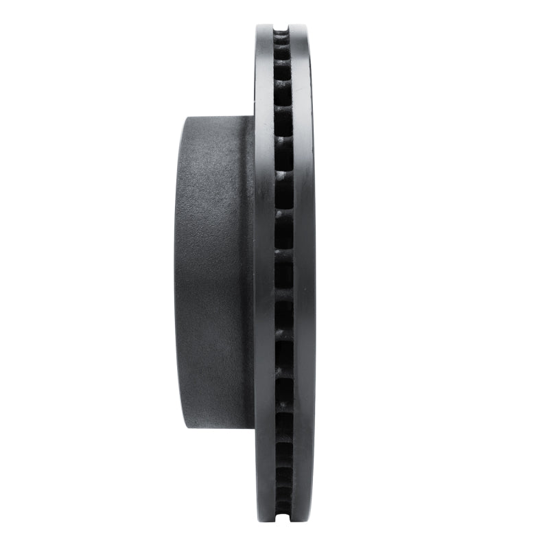 R1 20-25 Ford Transit-350 HD/DRW Rear Right Drilled & Slotted Black Brake Rotor