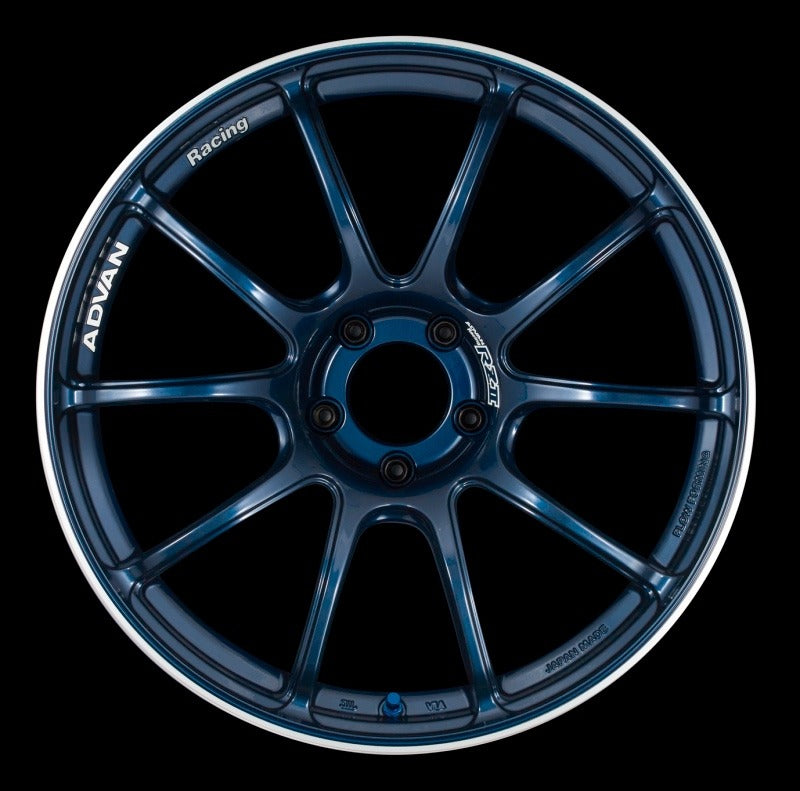 Advan RZII 17x9.0 +45 5x114.3 Racing Indigo Blue Wheel