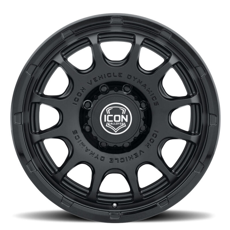 ICON Alloys Rancho 20x9 / 8x180 / 12mm / 5.5in BS DBL Black Wheel
