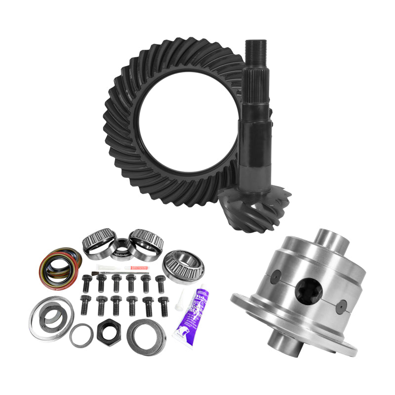 Yukon Gear 11.25in Dana 80 3.54 Rear Ring & Pinion Install Kit 35 Spline Positraction 4.375in BRG