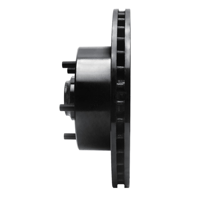 R1 67-74 Buick Gran Sport Front Left Drilled & Slotted Black Brake Rotor