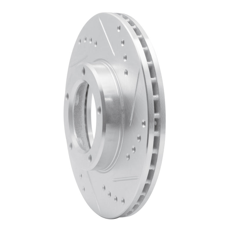 R1 89-08 Toyota Hilux (Mexico) Front Right Drilled & Slotted Silver Brake Rotor