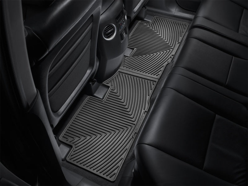 WeatherTech 09-13 Honda Pilot Rear Rubber Mats - Black