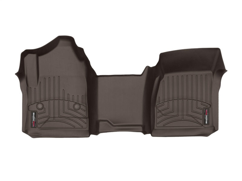 WeatherTech 14+ Chevy Silverado 1500 Regular Cab Front FloorLiner - Cocoa