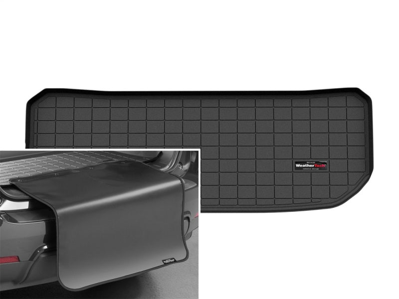 WeatherTech 2022+ Infiniti QX60 Cargo Liner w/Bumper Protector (Behind 3rd Row) - Black