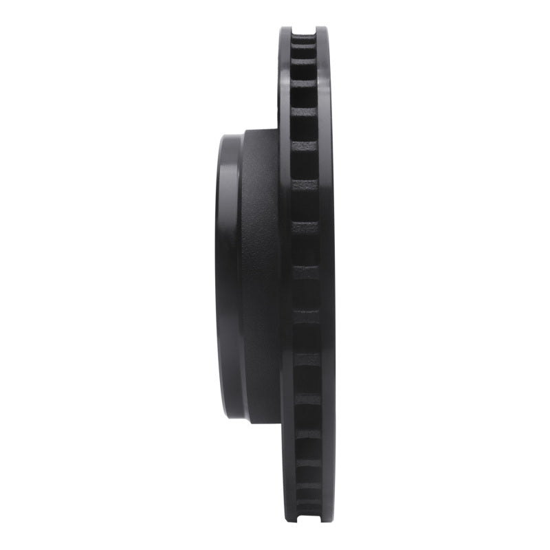 R1 07-12 Dodge Nitro Front Right Drilled & Slotted Black Brake Rotor