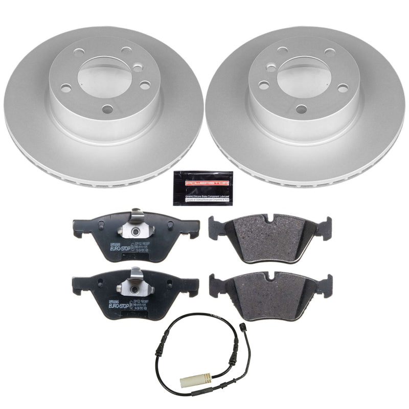 Power Stop 10-13 BMW 128i Front Euro-Stop Brake Kit