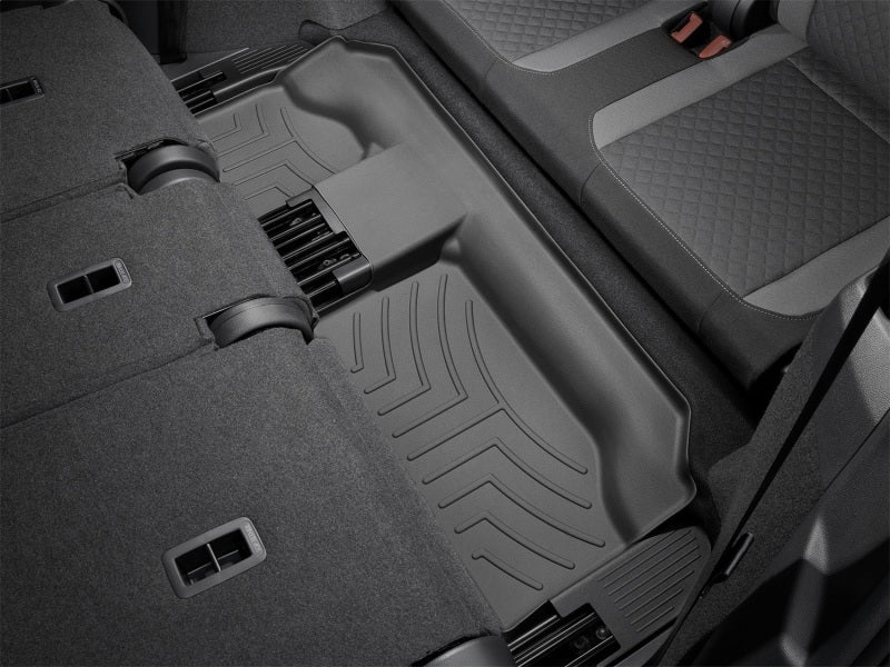 WeatherTech 2018+ Volkswagen Tiguan Rear FloorLiner - Black (7-Passenger Seating Only)
