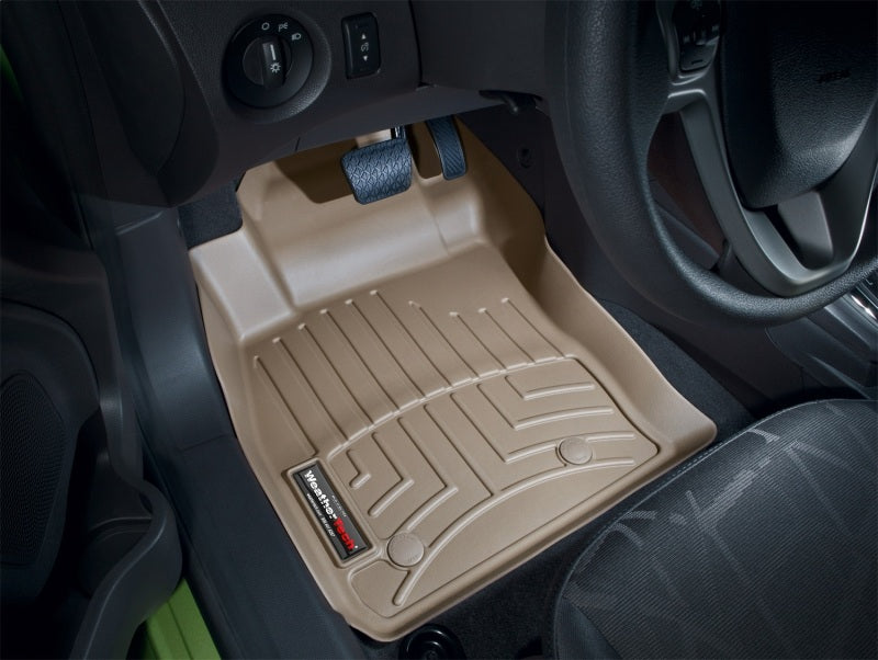 WeatherTech 11+ Ford Fiesta Front FloorLiner - Tan