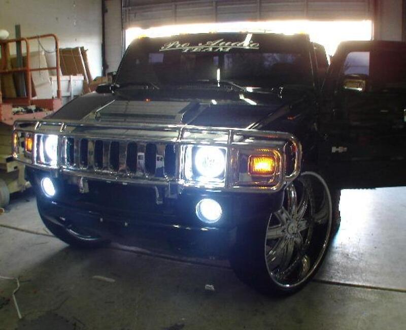 Oracle 03-10 Hummer H2 LED Fog Light Halo Kit - Blue