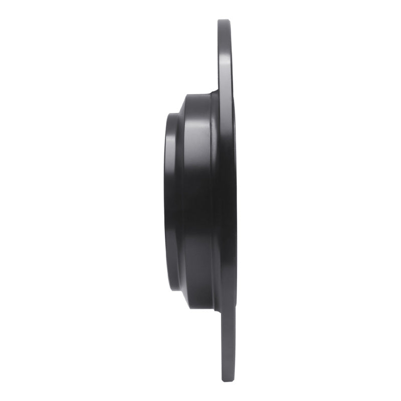 R1 09-14 Acura TL Rear Right Drilled & Slotted Black Brake Rotor