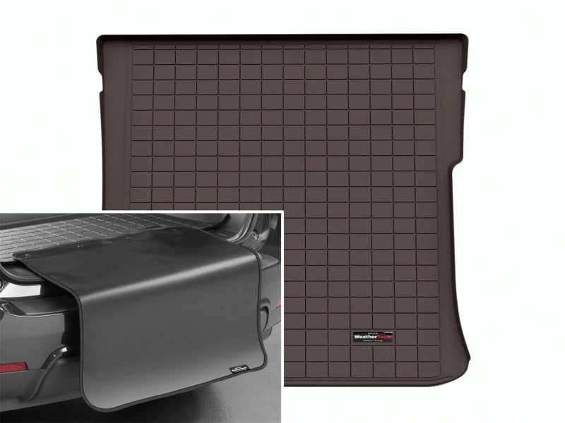 WeatherTech 2023 Mercedes-Benz EQS SUV X296 5-Passenger Cargo Liner w/Bumper Protector  - Cocoa