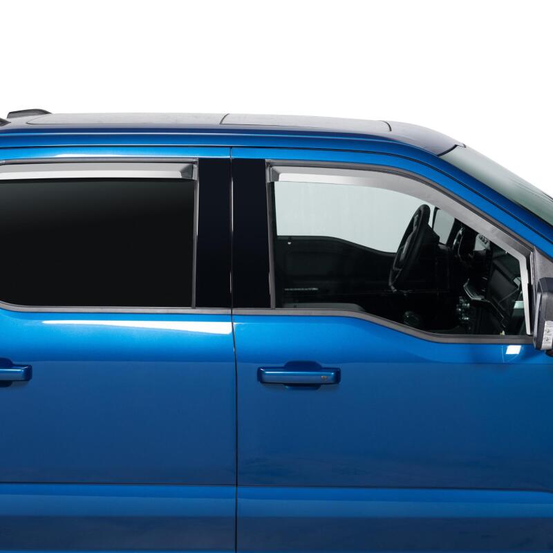 Putco 2021 Ford F-150 Super Crew Element Chrome Window Visors (Set of 4)