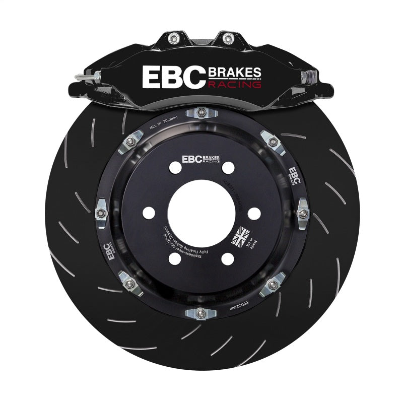EBC Racing 89-98 Nissan Skyline GT-R R32/R33 Black Apollo-6 Caliper 355mm Rotor Front Big Brake Kit