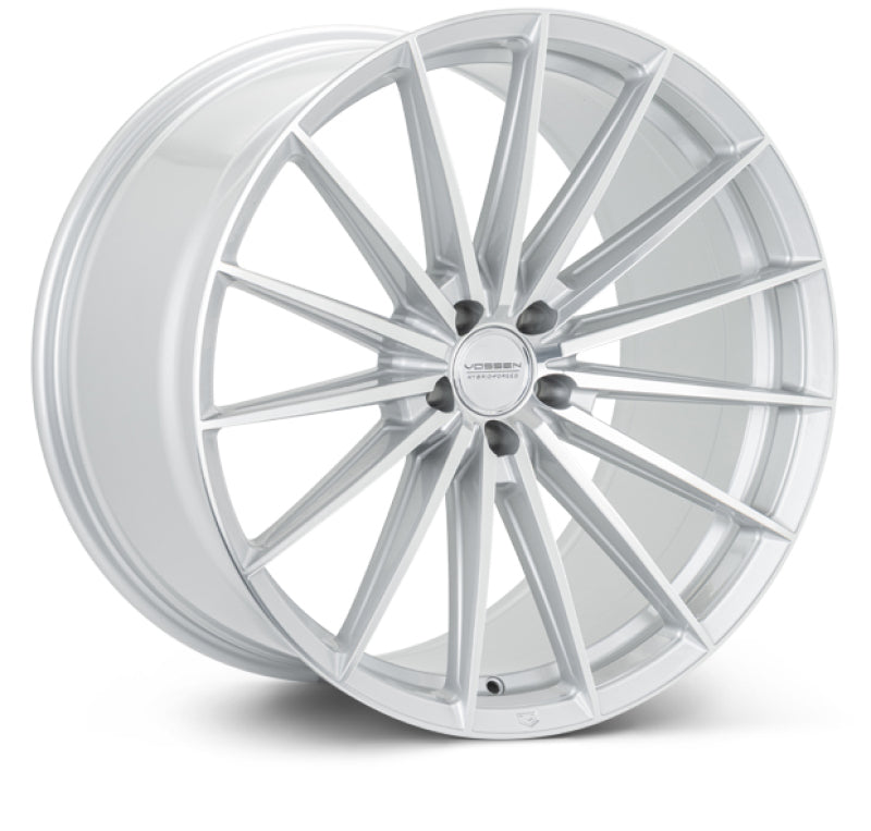 Vossen HFX-4 19x8.5 - 5x112 - ET42 - Flat - 66.5 - Silver Polished Wheel