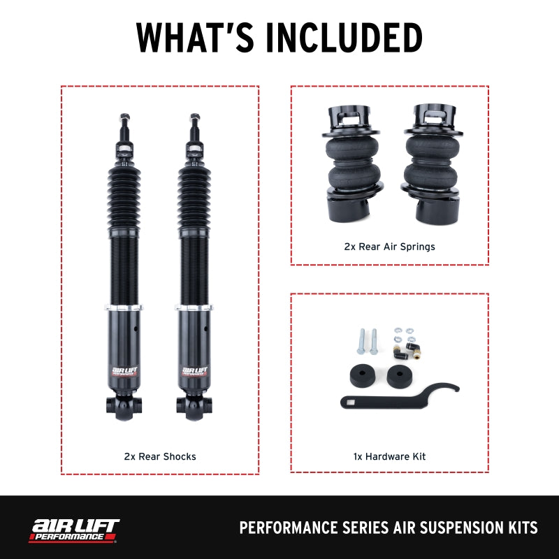 Air Lift Performance 2015-2018 BMW M3 / 15-20 M4 Rear Kit 5-Bolt
