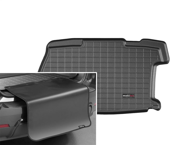 WeatherTech 11-15 Hyundai Sonata Cargo With Bumper Protector - Black