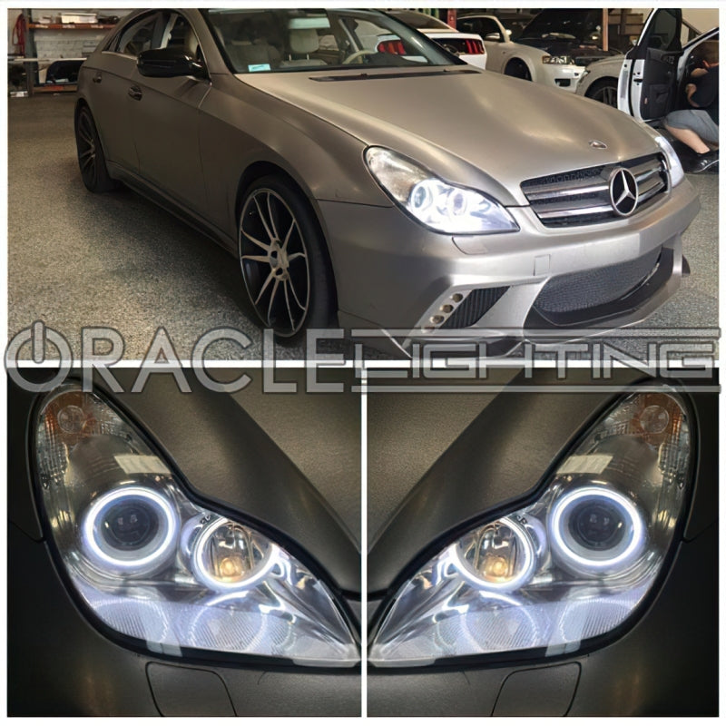 Oracle 04-10 Mercedes Benz CLS LED Headlight Halo Kit - Blue
