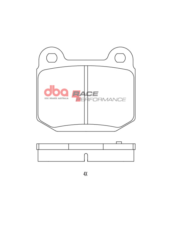 DBA 12-21 Subaru BRZ / 01-15 Subaru WRX STI Rear Race Performance Brake Pads