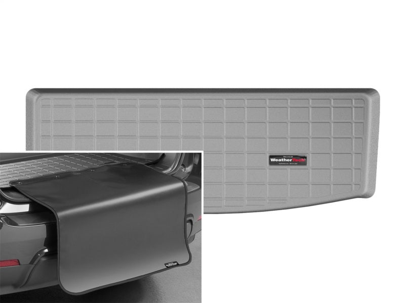 WeatherTech 2017+ GMC Acadia / Acadia Denali Cargo Liners with Bumper Protector- Grey