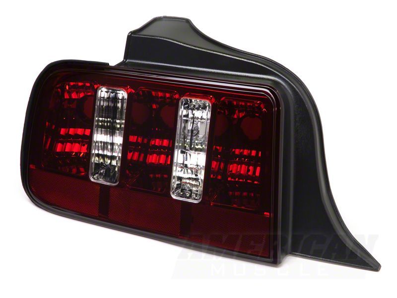 Raxiom 05-09 Ford Mustang Coyote Tail Lights- Black Housing (Smoked Lens)