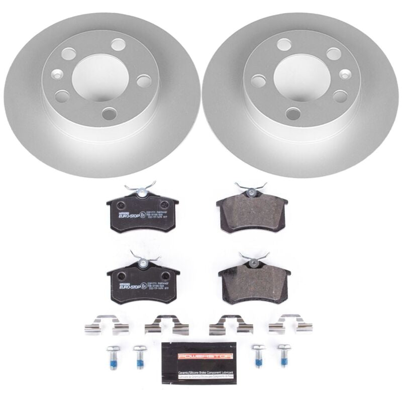 Power Stop 98-10 Volkswagen Beetle Rear Euro-Stop Brake Kit