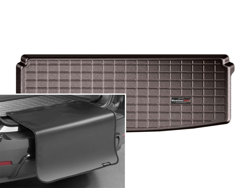 WeatherTech 2018+ Ford Expedition Cargo With Bumper Protector - Cocoa
