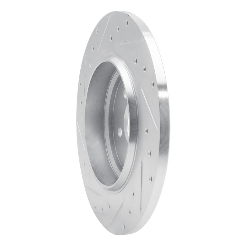 R1 00-05 Mercedes-Benz ML55 AMG Rear Right Drilled & Slotted Silver Brake Rotor