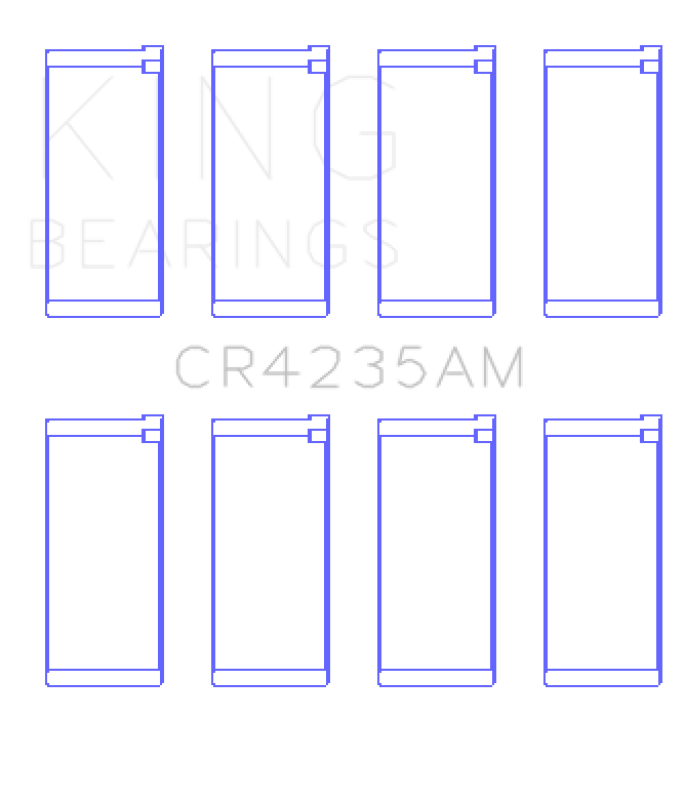 King Engine Bearings Hyundai 2.0L G4GC (Size +0.25mm) Con Rod Bearing Set